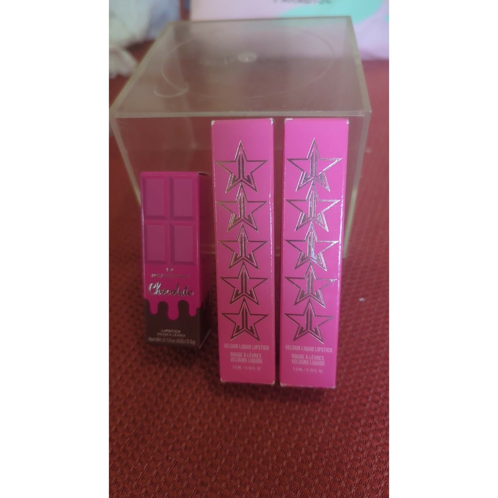 Jeffree Star Velour Liquid Lipsticks & I Heart Revolution Chocolate Lipstick Set